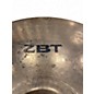 Used Zildjian 22in zbt 20inch ride cymbal Cymbal