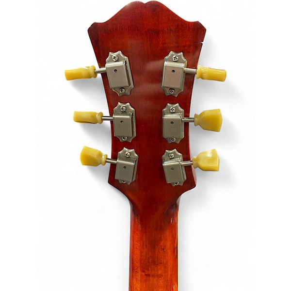 Used Eastman T64/V Cherry Hollow Body Electric Guitar