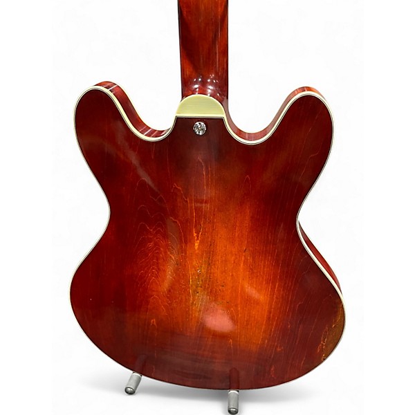 Used Eastman T64/V Cherry Hollow Body Electric Guitar