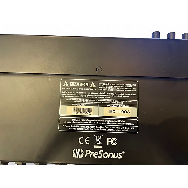 Used PreSonus STUDIO 1810 C Audio Interface