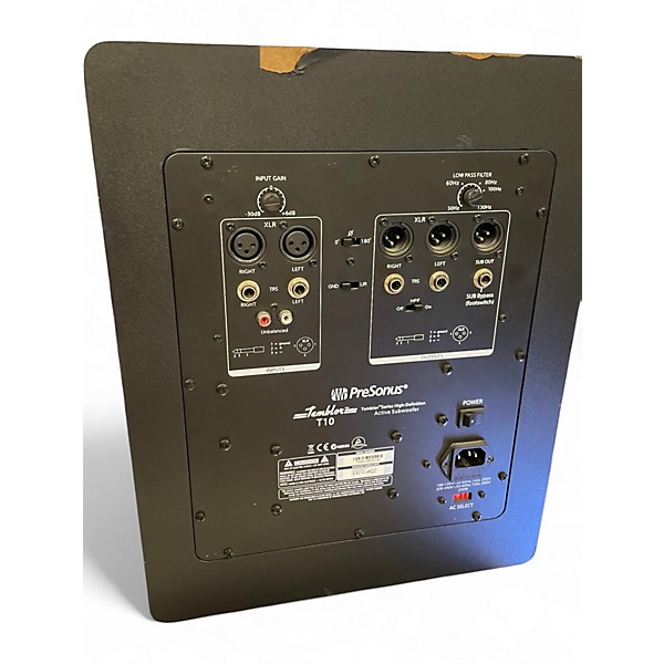 Used PreSonus Temblor T10 Subwoofer