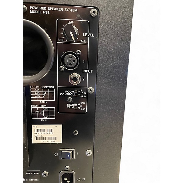Used Yamaha HS8 Pair Powered Monitor