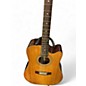 Used Samick lw025 Natural Acoustic Electric Guitar