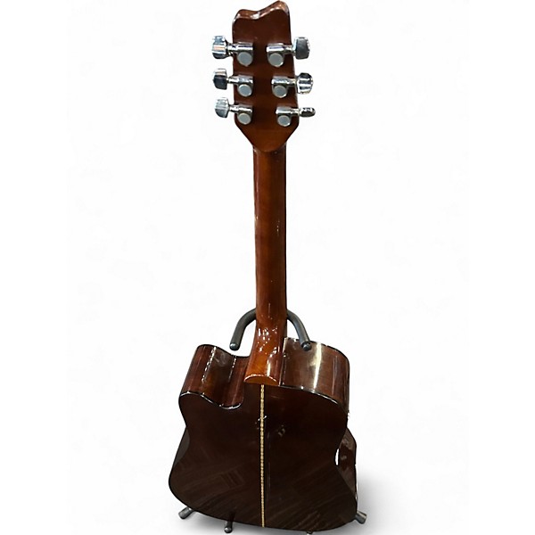 Used Samick lw025 Natural Acoustic Electric Guitar