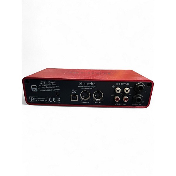 Used Focusrite Scarlett 2i4 Gen 2 Audio Interface