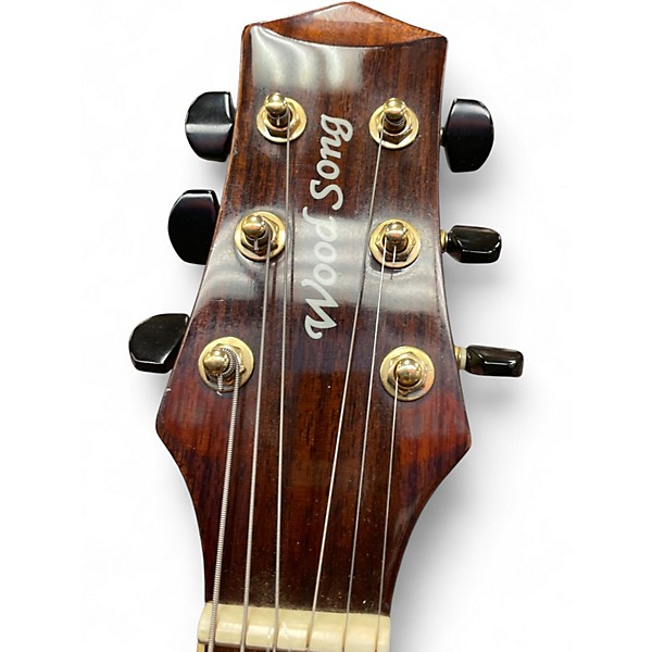 Used Wood Song DCE-NA Natural Acoustic Electric Guitar