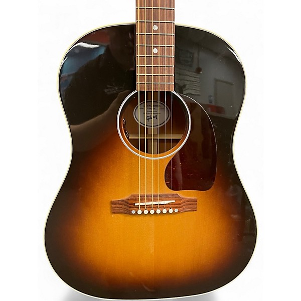 Used Gibson J45 Standard Vintage Sunburst Acoustic Electric Guitar