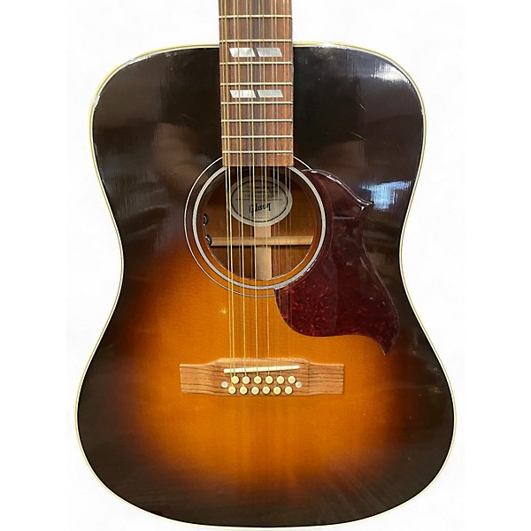 Used Gibson Hummingbird Pro 12 Tobacco Burst 12 String Acoustic Electric Guitar