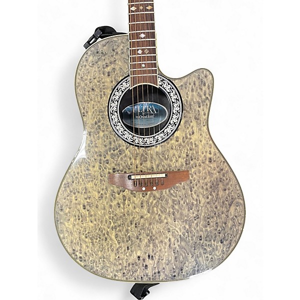 Used Ovation 1528 Ultra Faded Birdseye Acoustic Electric Guitar