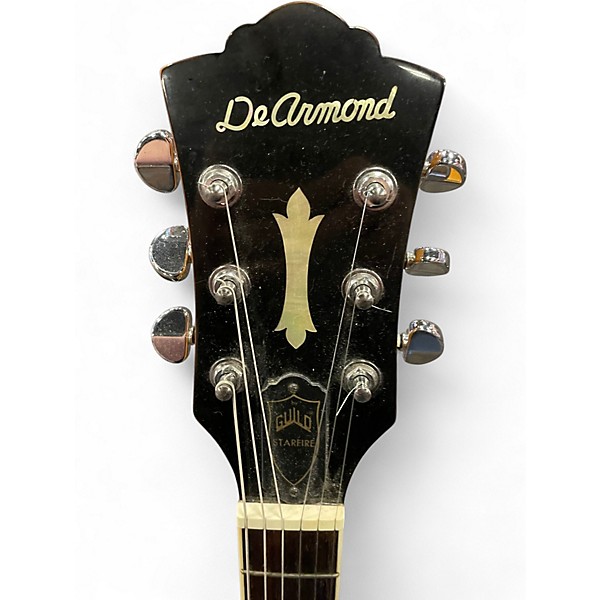 Used DeArmond STARFIRE Natural Hollow Body Electric Guitar