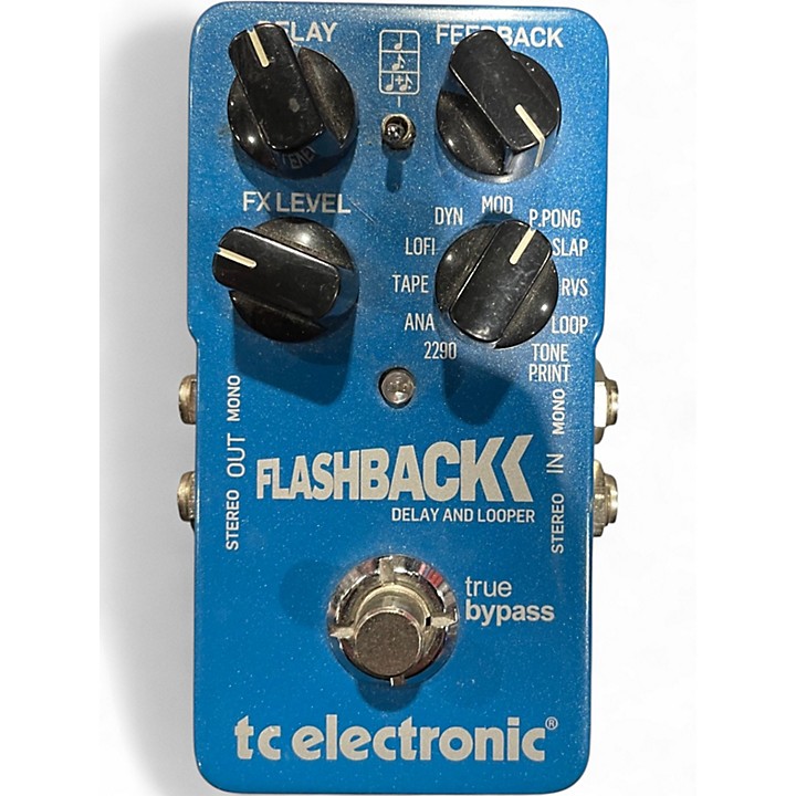 Used TC Electronic Flashback Delay And Looper Effect Pedal Used TC Electronic Flashback Delay And Looper Effect Pedal
