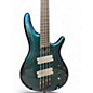 Used Ibanez SRMS720 Blue Chameleon Electric Bass Guitar