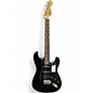 Used Fender Standard Stratocaster HSS Black Solid Body Electric Guitar thumbnail