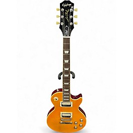Used Epiphone Slash Signature Les Paul Classic Yellow Solid Body Electric Guitar