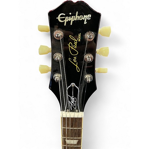 Used Epiphone Slash Signature Les Paul Classic Yellow Solid Body Electric Guitar