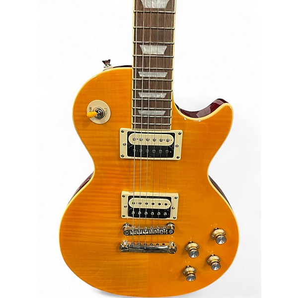 Used Epiphone Slash Signature Les Paul Classic Yellow Solid Body Electric Guitar