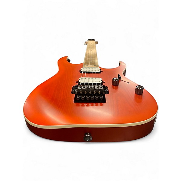 Used Ibanez RG652AHMS-OMF Prestige Orange Metallic Burst Flat Solid Body Electric Guitar