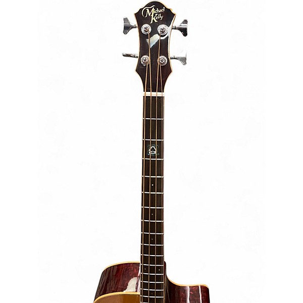 Used Michael Kelly club custom 4n Natural Acoustic Bass Guitar