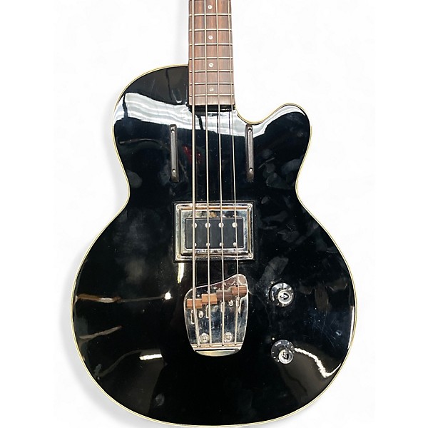 Used Guild m-85 Black Electric Bass Guitar