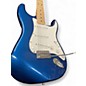 Used Fender Standard Stratocaster Electron Blue Metallic Solid Body Electric Guitar