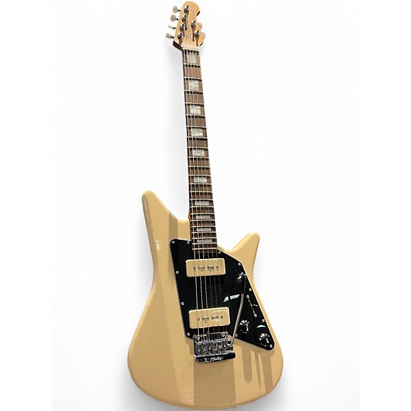Used Sterling by Music Man ALBERT LEE P90 VINTAGE CREAM Solid Body Electric Guitar