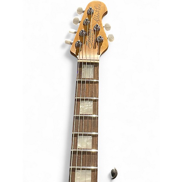 Used Sterling by Music Man ALBERT LEE P90 VINTAGE CREAM Solid Body Electric Guitar