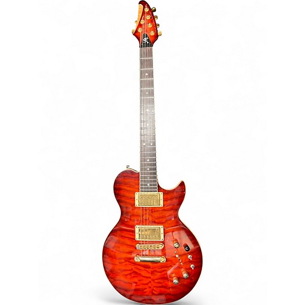 Used Brian Moore Guitars iM Quilted Maple Red Solid Body Electric Guitar
