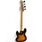 Vintage 1973 Fender 1970S Jazz Bass 2 Color Sunburst Electric Bass Guitar