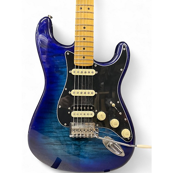 Used Fender Limited Edition Player II Stratocaster HSS Plus Blue Burst Solid Body Electric Guitar