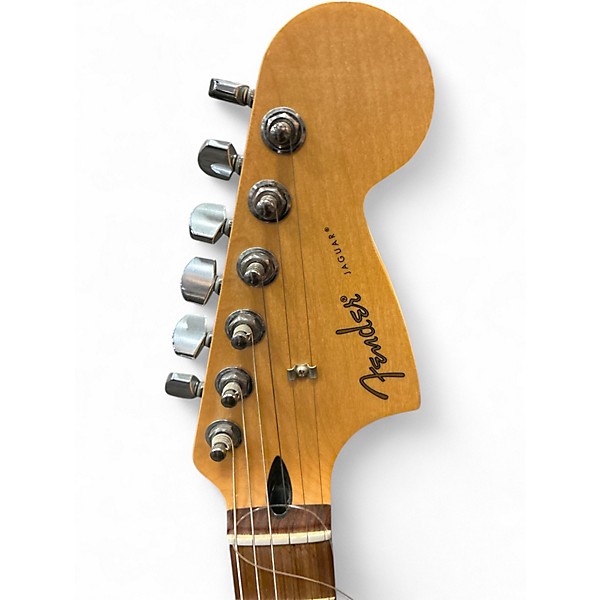 Used 2021 Fender Player Jaguar 3 Tone Sunburst Solid Body Electric Guitar