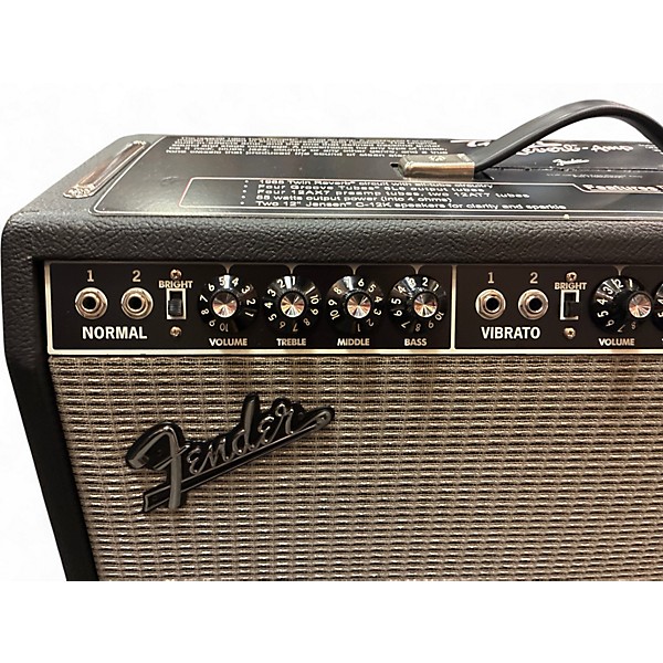 Used Fender 1965 Reissue Twin Reverb 85W 2x12 Tube Guitar Combo Amp
