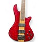 Used Schecter Guitar Research Diamond Series Elite 4 Trans Red Electric Bass Guitar
