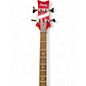 Used Schecter Guitar Research Diamond Series Elite 4 Trans Red Electric Bass Guitar