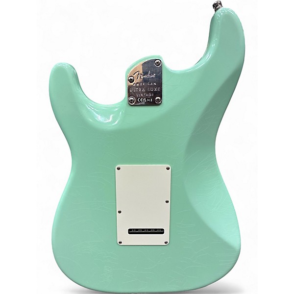 Used Fender American Ultra Luxe Vintage 60s Stratocaster Surf Green Solid Body Electric Guitar