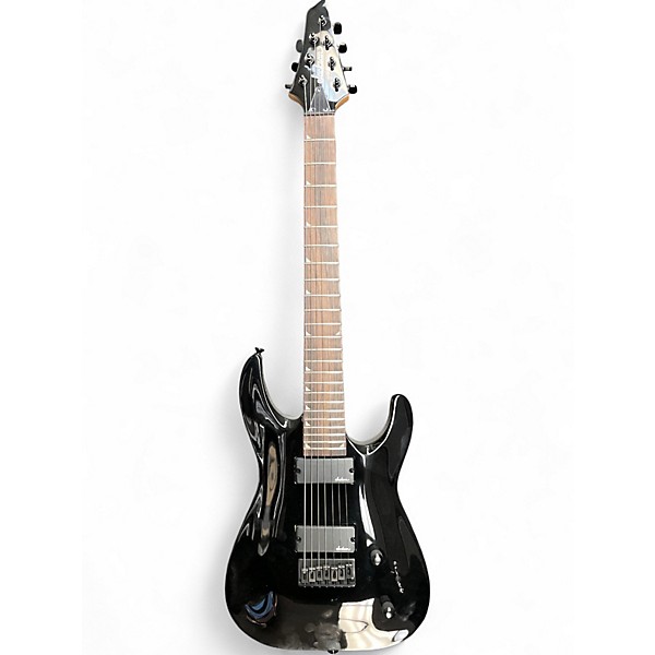 Used Jackson JS22-7 Dinky 7 String Black Solid Body Electric Guitar