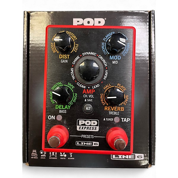 Used Line 6 POD EXPRESS Effect Processor