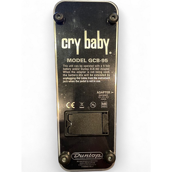 Used Dunlop GCB95 Original Crybaby Wah Effect Pedal
