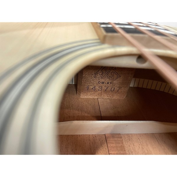 Used Larrivee OM01E Natural Acoustic Electric Guitar