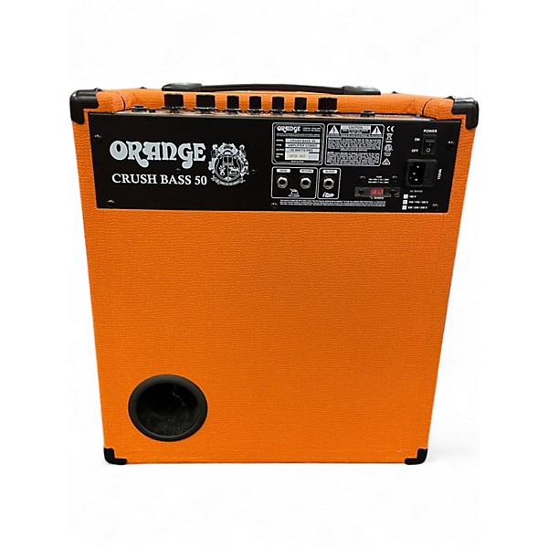 Used Orange Amplifiers Crush Bass 50 50W 1x12 Bass Combo Bass Combo Amp