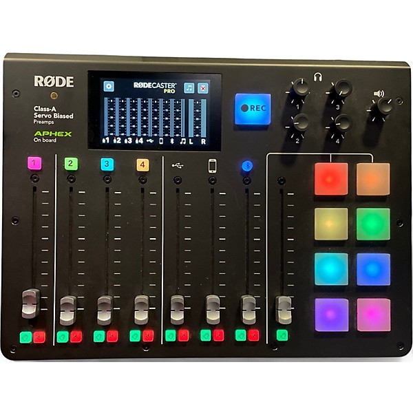 Used 2021 RODE RODECaster Pro Integrated Podcast Production Studio Audio Interface