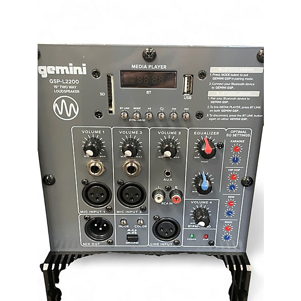 Used Gemini GSP-L2200 Powered Speaker
