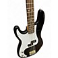 Used Vintage V4 Reissued Series Left Handed Black Electric Bass Guitar