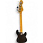 Used Vintage V4 Reissued Series Left Handed Black Electric Bass Guitar