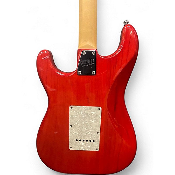 Used ESP LTD ST213 Candy Apple Red Solid Body Electric Guitar