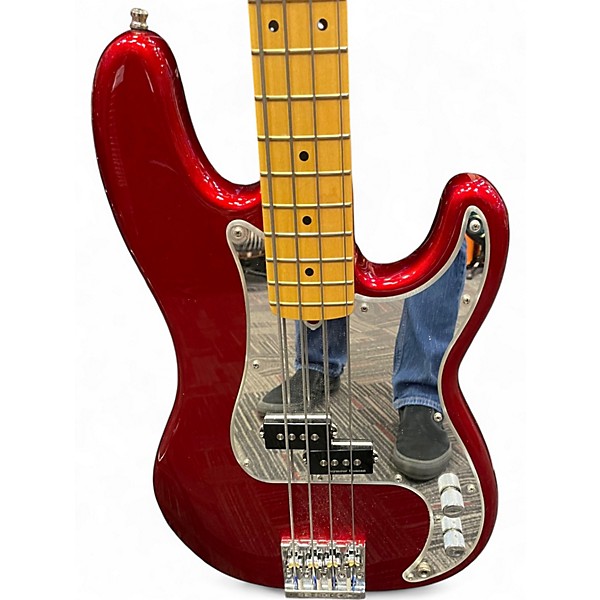 Used 2013 Fender American Special Precision Bass RED Electric Bass Guitar