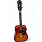 Used Epiphone Hummingbird Pro Faded Cherry Acoustic Electric Guitar thumbnail