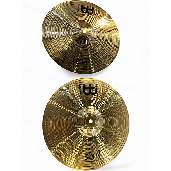 Used MEINL 13in HCS Hi Hat Pair Cymbal
