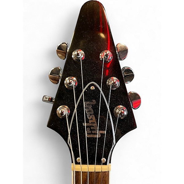 Used Gibson Flying V Mirror Ebony Solid Body Electric Guitar