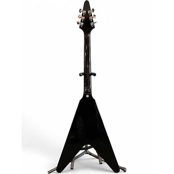 Used Gibson Flying V Mirror Ebony Solid Body Electric Guitar