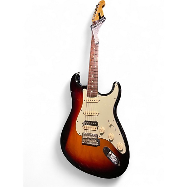 Used Fender American Professional Standard Stratocaster HSS Vintage Sunburst Solid Body Electric Guitar